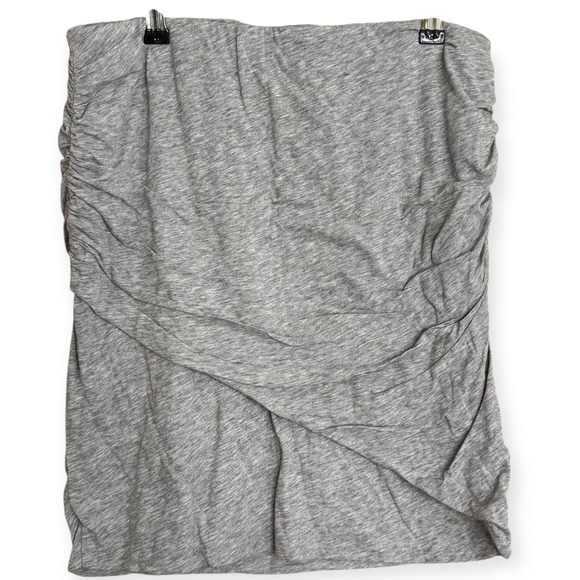 Splendid Dresses & Skirts - Splendid Women's XL Heather Gray Ruched Draped Jersey Skirt New with Tags‎